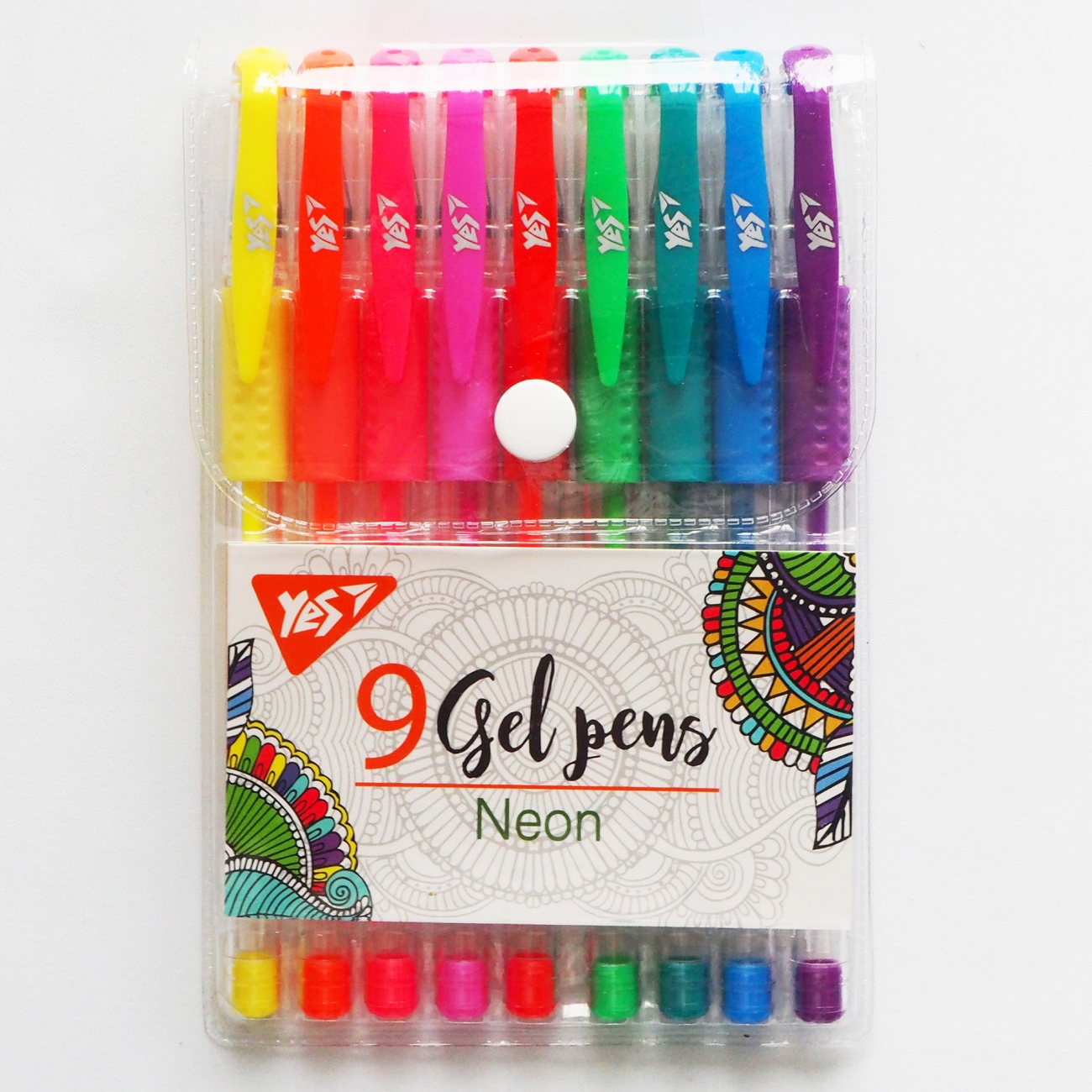 Набір ручок гелевих Neon 9 шт