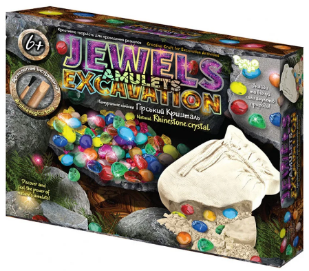 Набір для проведення розкопок «DankoToys» Jewels Amulets Excavation