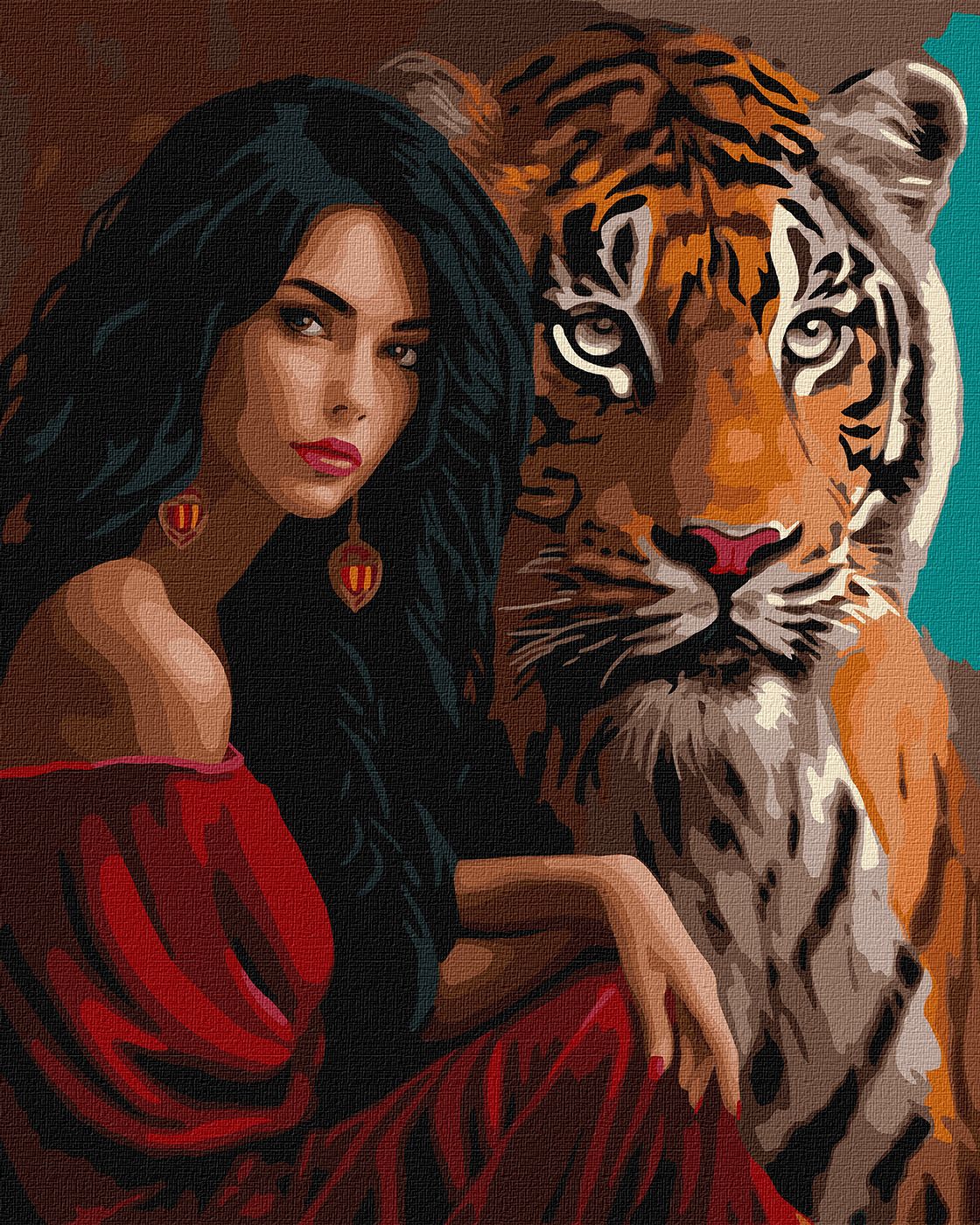 Картини по номерах акрилові «Влада краси» 40×50см