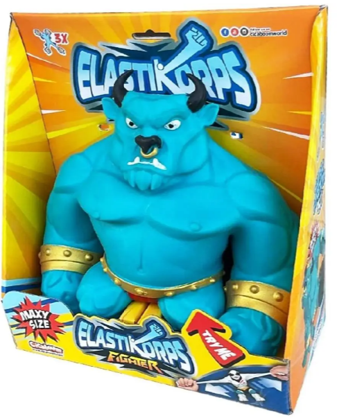 Стретч-іграшка «Elastikorps» серії «Maxy Fighter» Бик Таурур №MBULL-Green