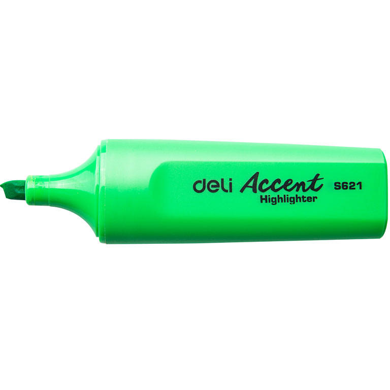 Текстмаркер кос. Accent 5мм зелений