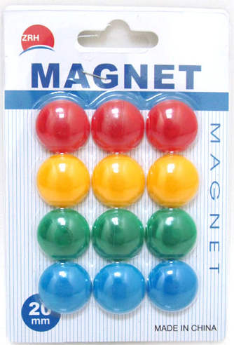 Магніти «Colours» 2см (12шт)