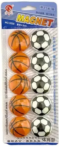 Магніти «М'ячики» 3,5см (10шт)