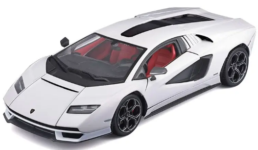 Автомодель «LAMBORGHINI» COUNTACH LPI 800-4 біла, червона (1:24)