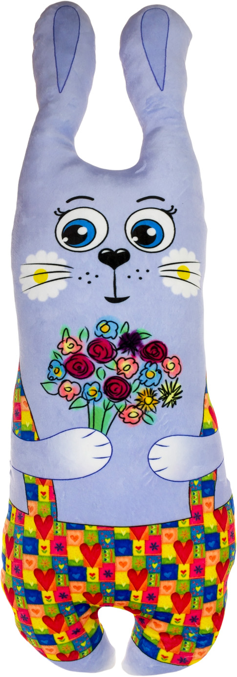 М'яка іграшка Сплюшка зайка 2″ 21×9×62