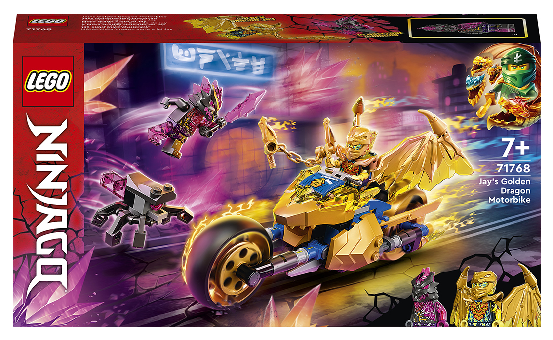 Конструктор Ninjago Мотоцикл золотого дракона Джея