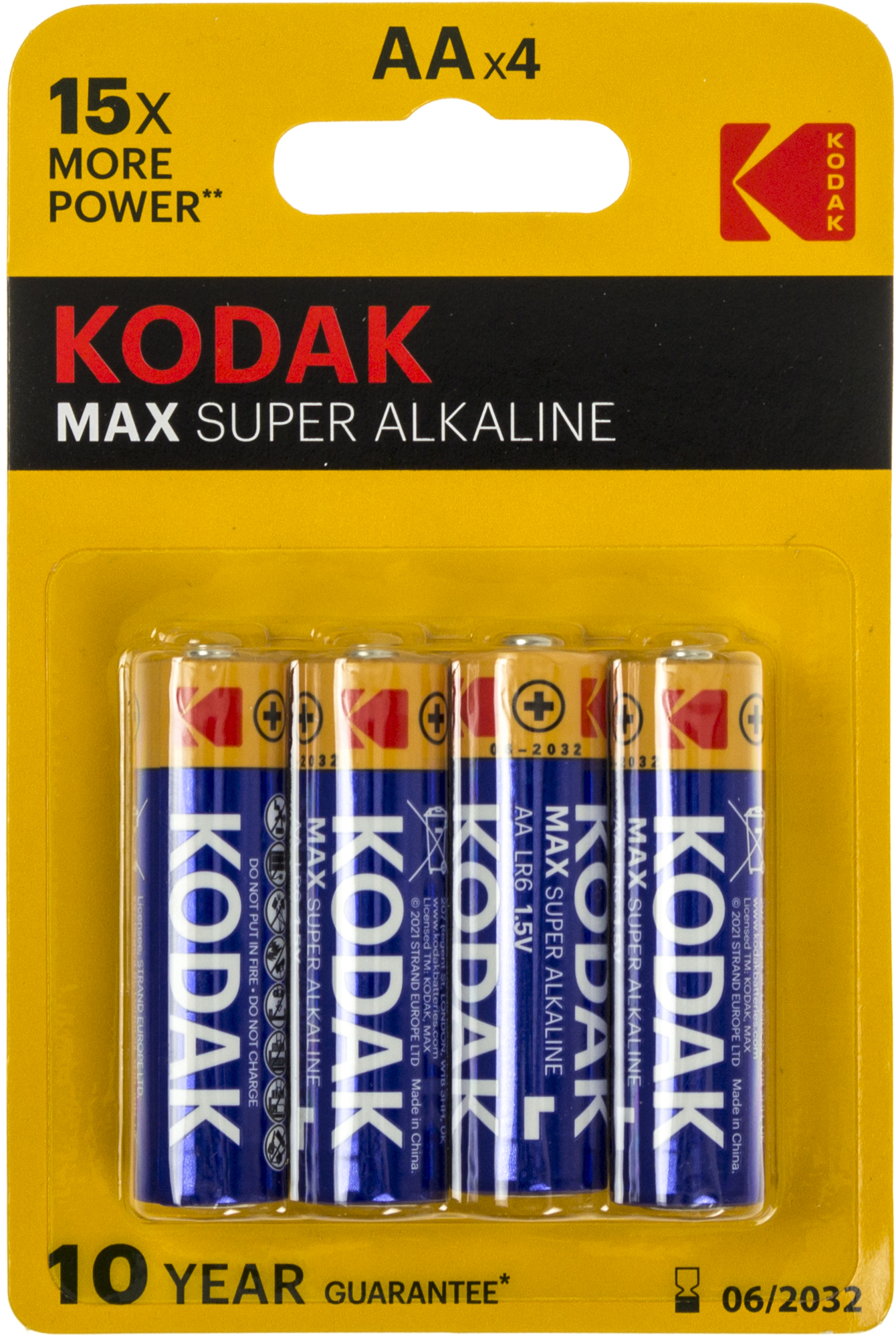 Батарейки Max LR-06/блістер 4 шт