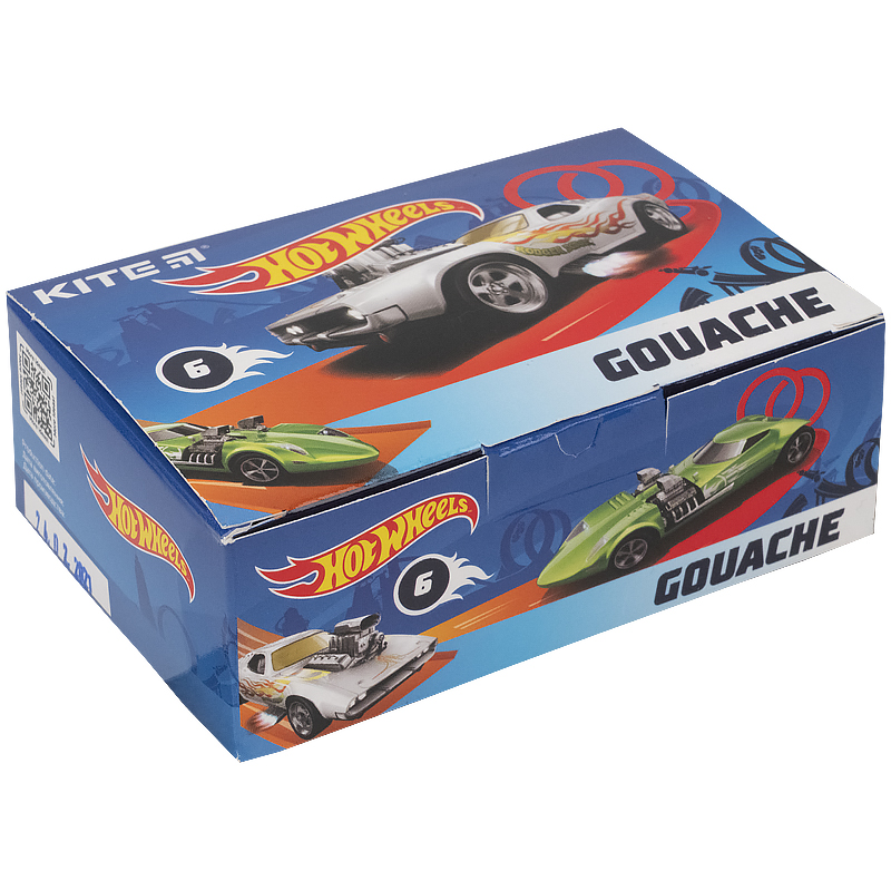 Гуаш 6 кольорів 20мл «Hot Wheels»