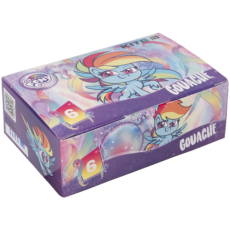 Гуаш 6 кольорів 20мл «Little Pony»