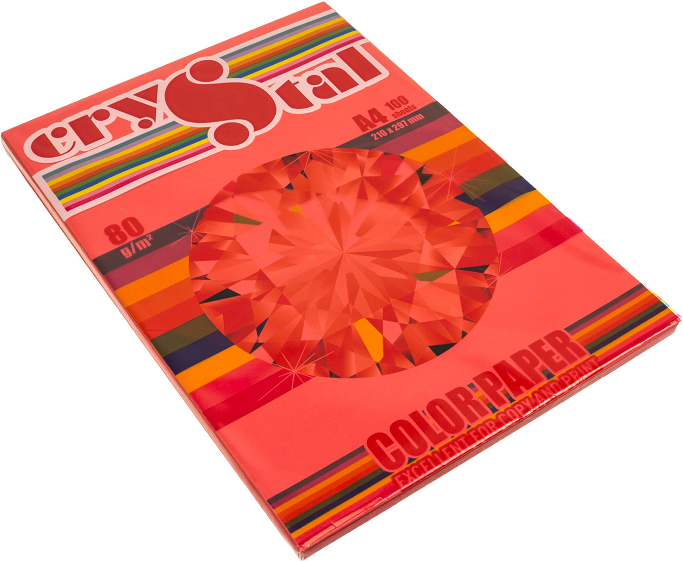 Папір кольоровий А4 80г/м паст. Color Paper Red 250 (червоний)