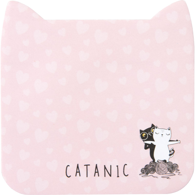 Блок/зам. липк. краєм 70×70мм 50 аркушів Catanic