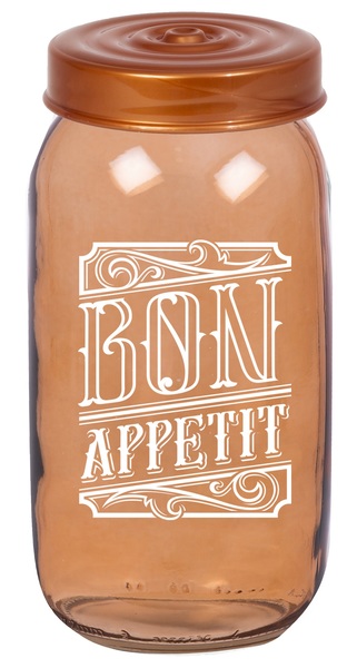 Банка скло «Herevin Gold Rose» 1л