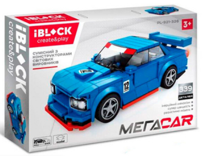 Конструктор Мегаcar 339дет., в коробці, 23,5×5,8×36см КІ