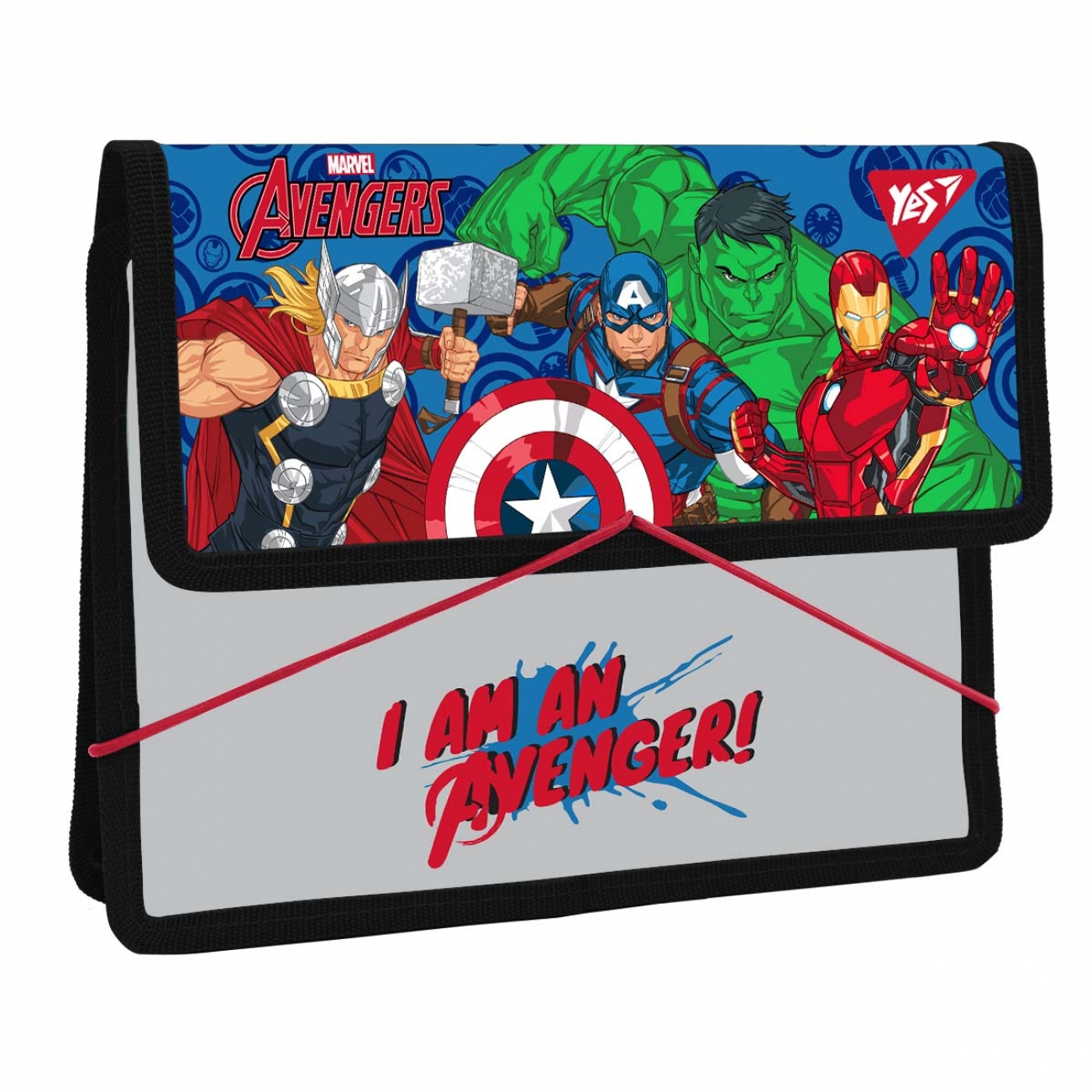 Папка для зош. В5 «Marvel.Avengers» на резинці пластикова