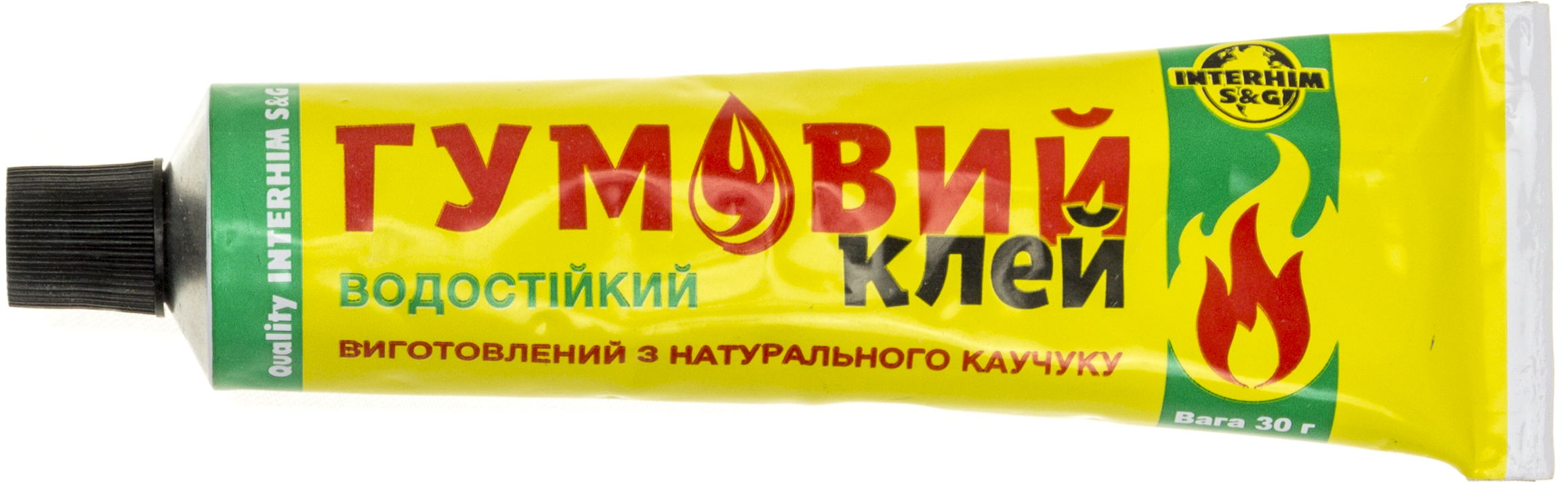Клей Гумовий 30мл, водостійкий