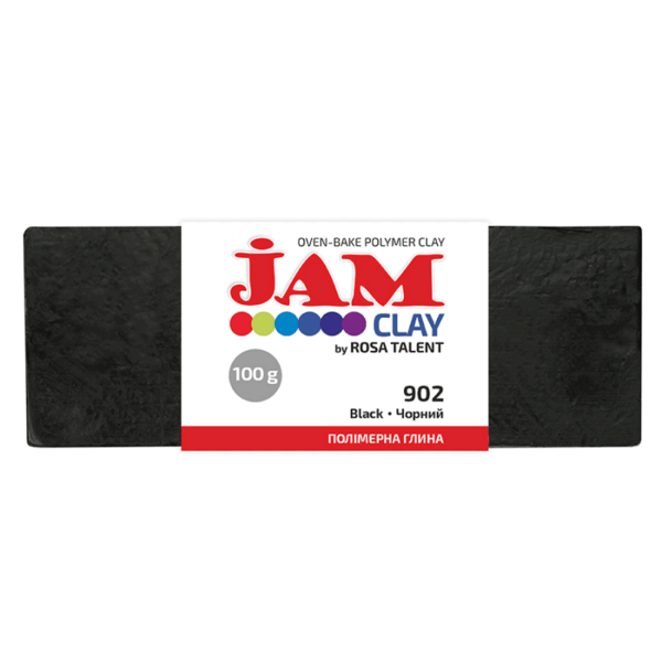 Глина полімер. «Jam Clay» 100гр чорна