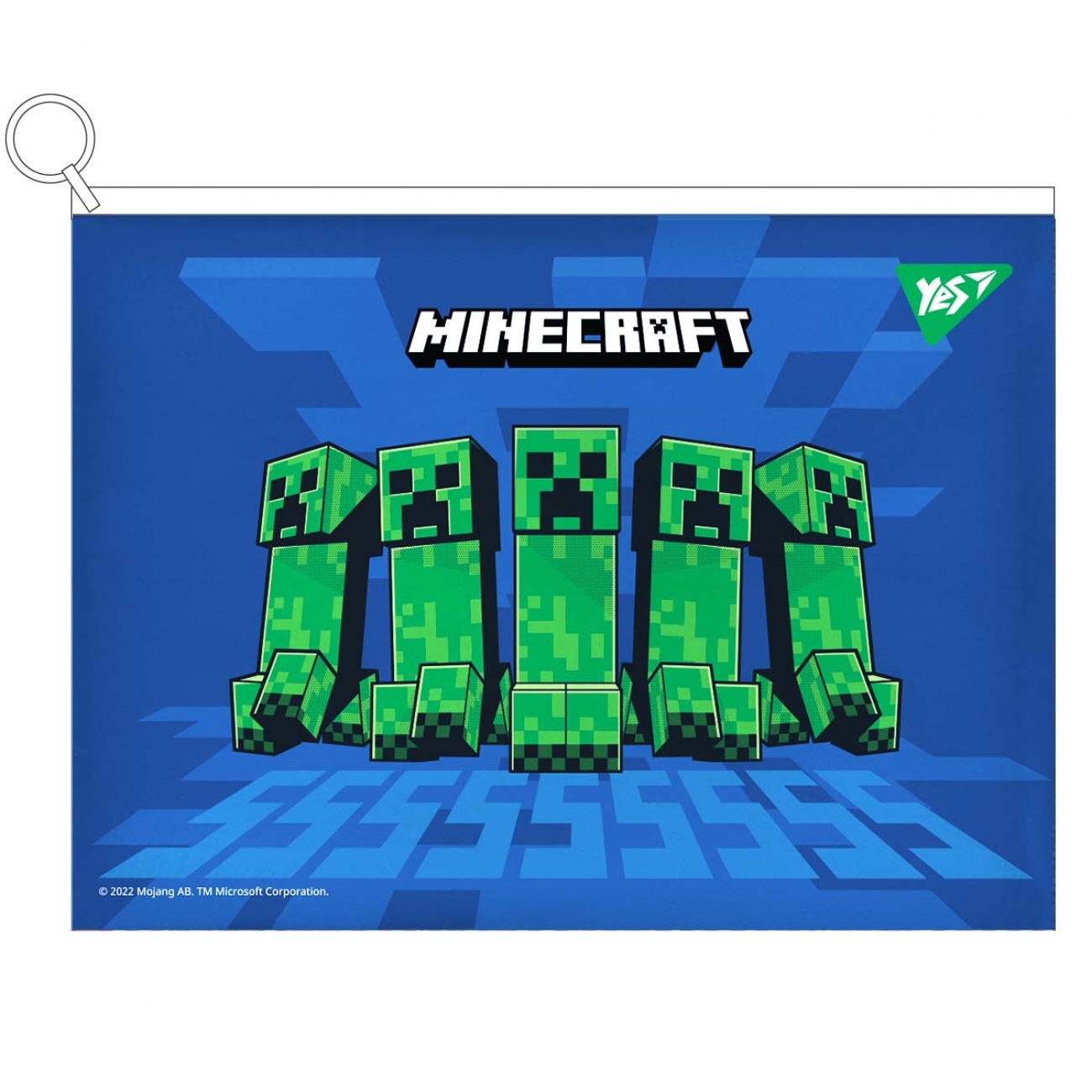 Папка-конверт В5 Minecraft на блискавці