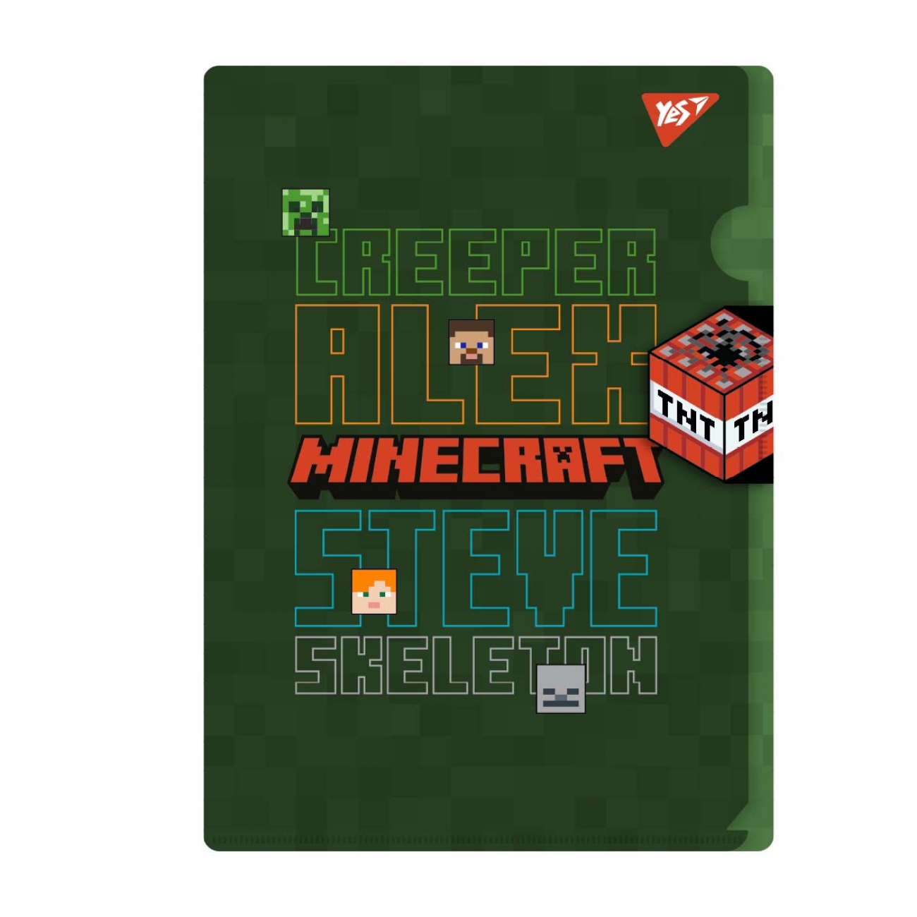 Папка-куточок Minecraft А4 з клапаном