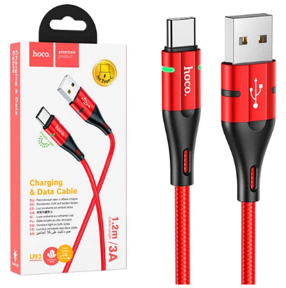 Кабель USB > Type-C U93 1.2м red