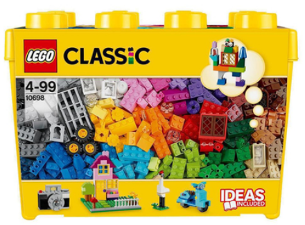 Конструктор Classic Коробка кубиків LEGO® для творчого конструювання, великого розміру