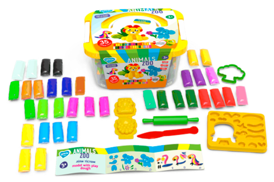 Набір тіста для ліплення Do Zoo animals box