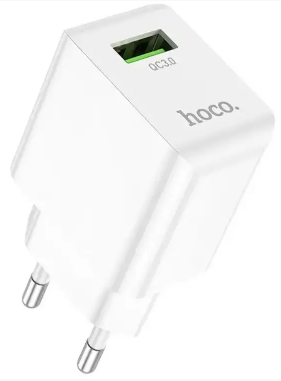 Зарядний пристрій швидка зарядка 1USB 3A 18w white