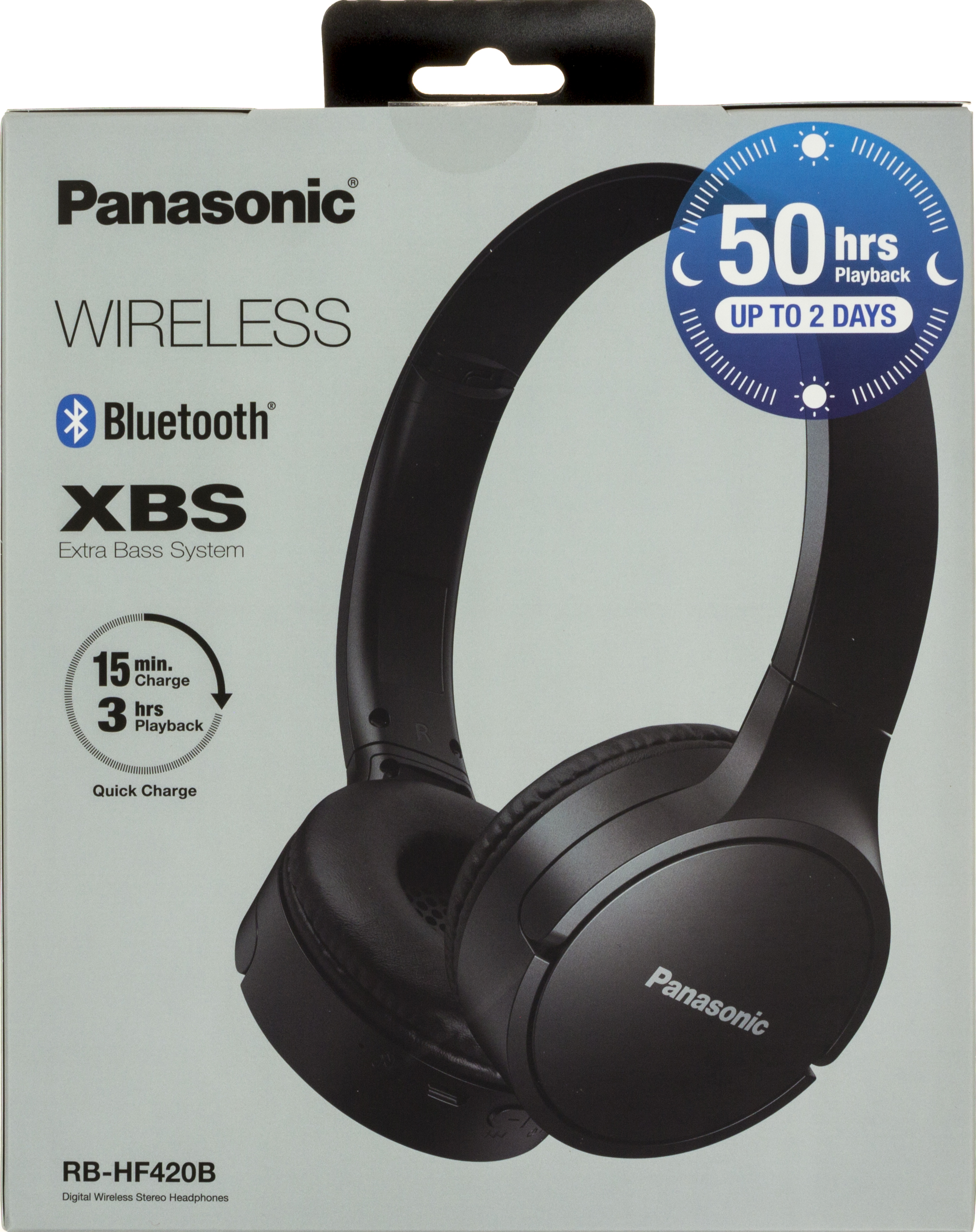 Навушники RB-HF420BGEK BT black+мікрофон