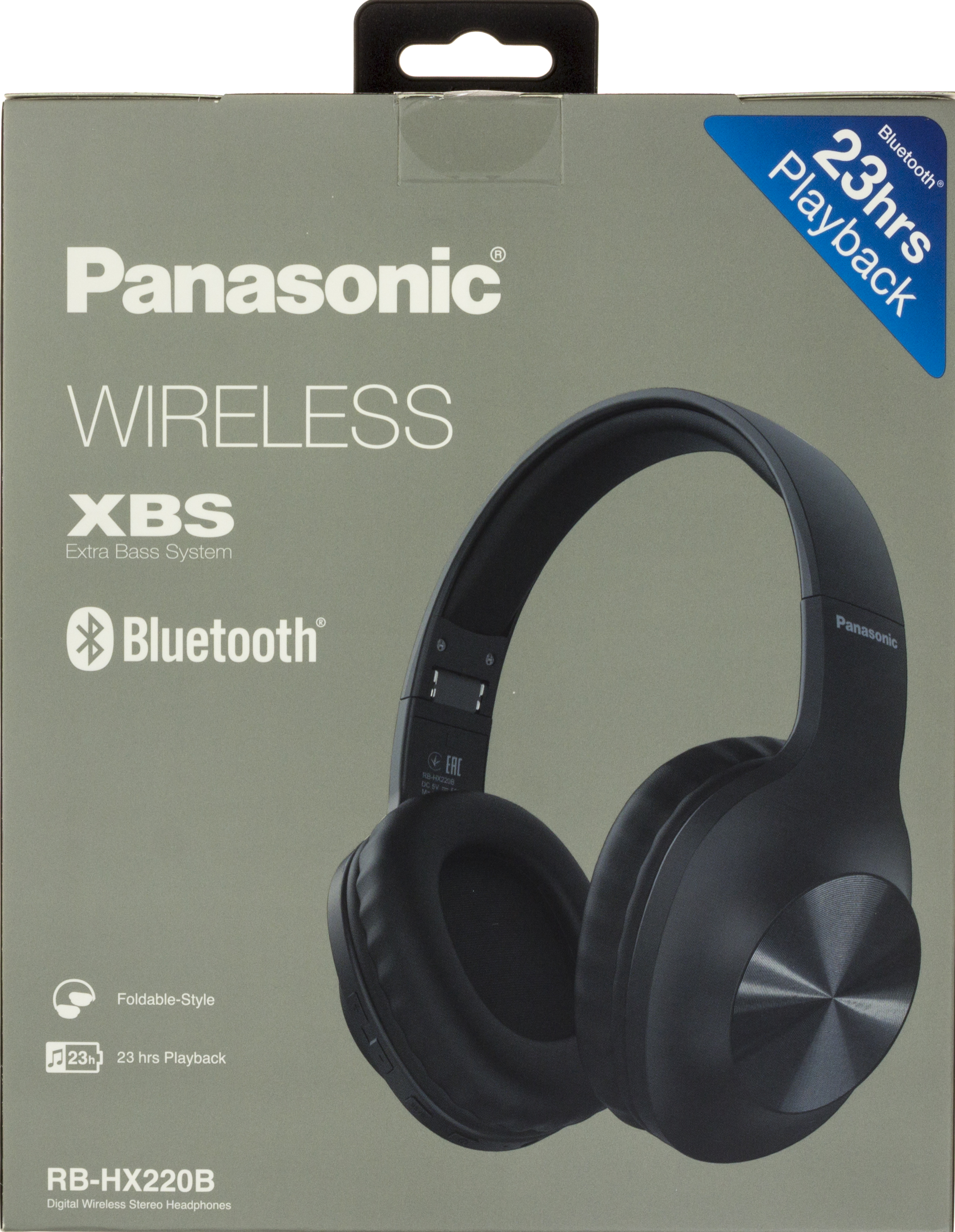 Навушники RB-HX220BEE-K BT black+мікрофон
