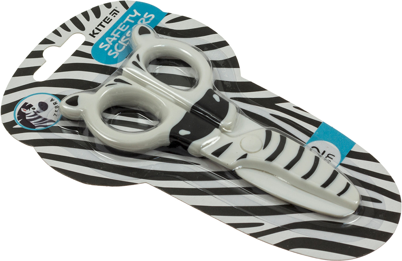 Ножиці дитячі Zebra 12см, пластикові. безпечні
