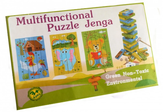 Гра «Multifunctional Puzzle Jenga» в коробці