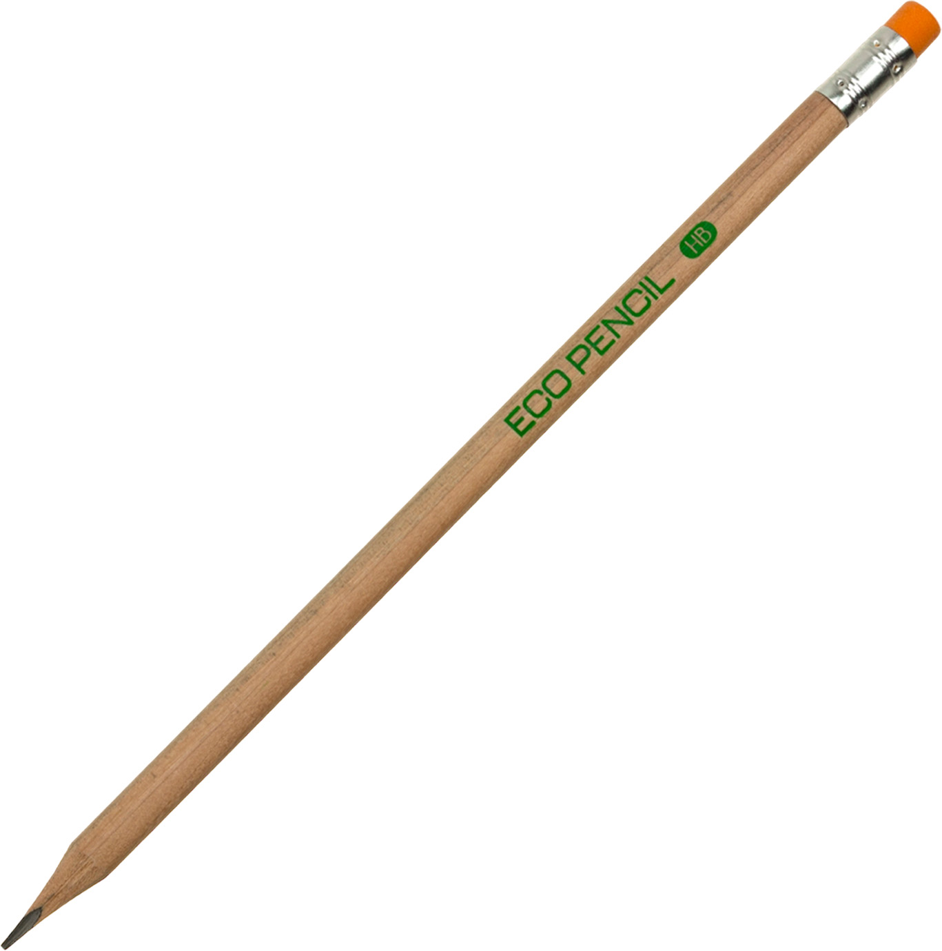 Олівець гр. ECO Pencil Erudite HB трикутн. з гумкою, в пласт. тубі