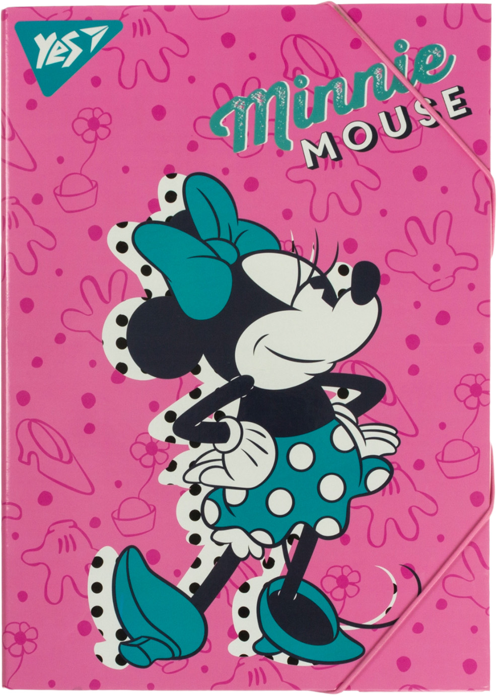 Папка для праці А4 «Minnie Mouse» на резинці картонна
