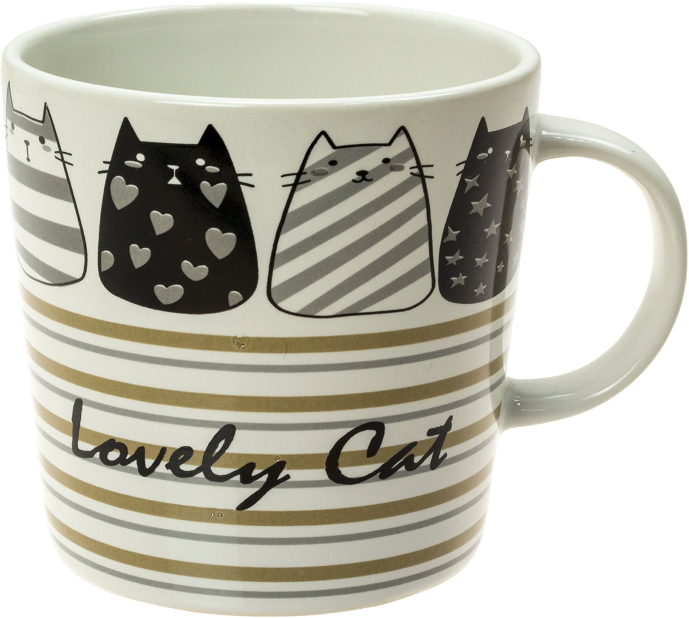 Чашка керамічна 320мл «Lovely cat»