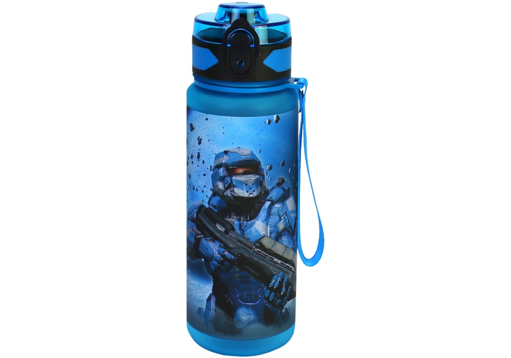 Пляшка для води тританова 500мл Space Soldier блакитна