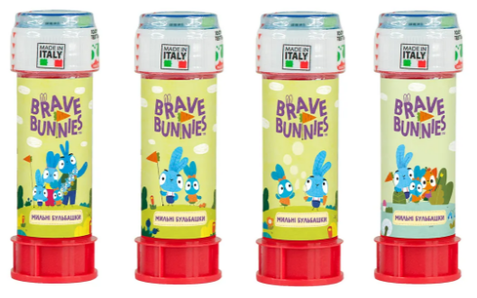 Мильні бульбашки Brave Bunnies 60мл
