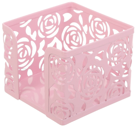 Куб для паперу Rose Paste металевий рожевий
