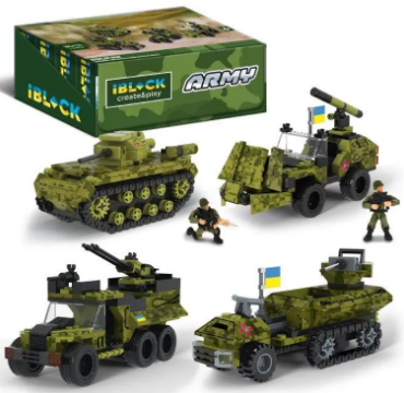Конструктор Армія 154-237дет., в дисплеї, 47,2×19,5×14,5см КІ