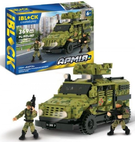 Конструктор Армія СБМ Варта 369дет., в коробці, 37,5×25,5×6см КІ