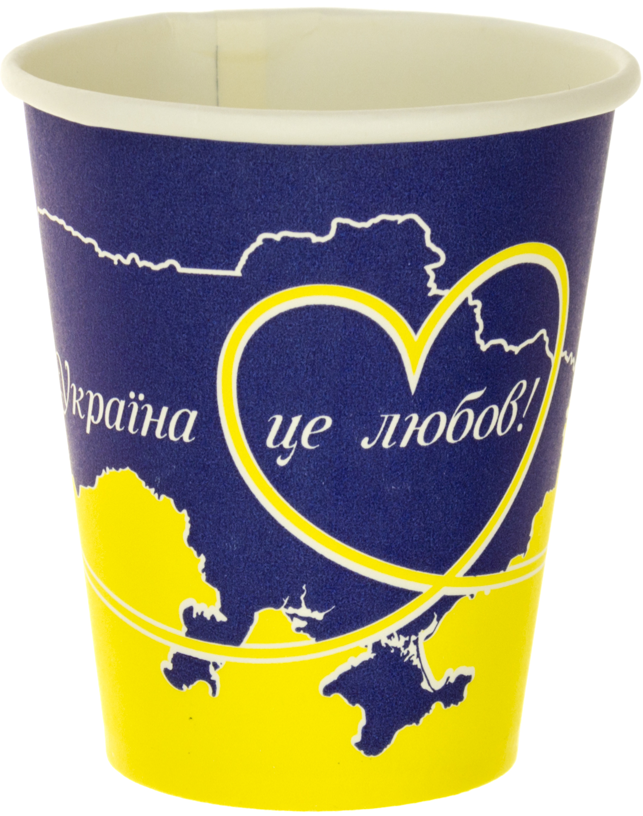 Стакан паперовий 175мл патріот