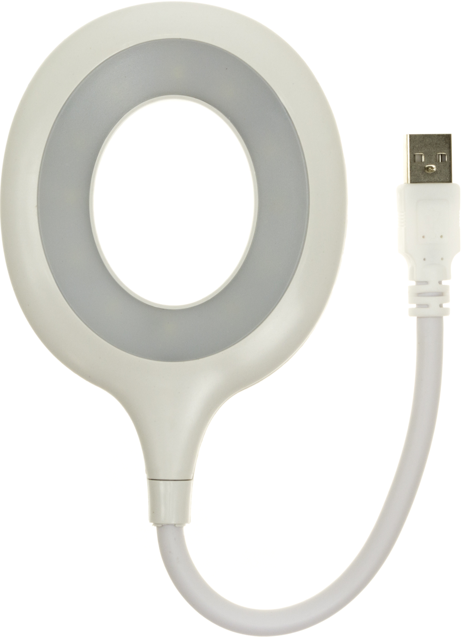 Лампа настільна кільцева гнучка LED 2W 5V 12LED USB