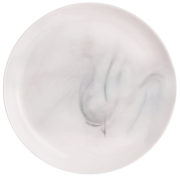 Тарілка десертна скло «Luminarc. Diwali Marbre White» 19см