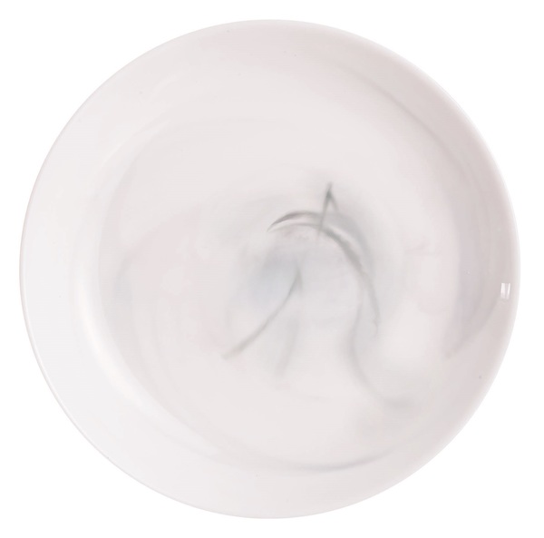 Тарілка супова скло «Luminarc. Diwali Marbre White» 20см