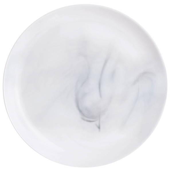 Тарілка обідня скло «Luminarc. Diwali Marbre White» 25см