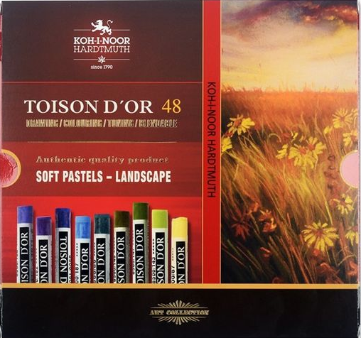 Крейда-пастель «TOISON D'OR» «Landscape» 48 кольорів