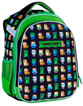Рюкзак Minecraft Time to mine 2 відділення 3 кишені