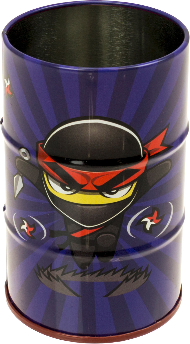 Стакан для ручок металевий «Ninja»