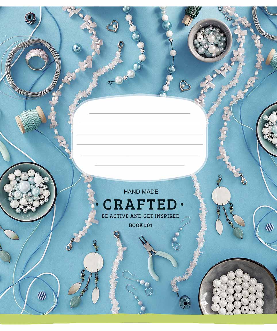Зошит 24 аркуші лінія «Crafted» ВД-лак