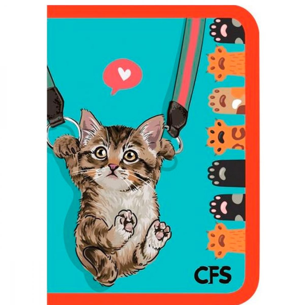 Папка «Maxi» Cute А4 пластикова на блискавці