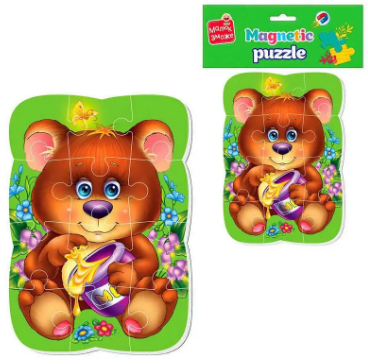 Пазли магнітні «Малюк зможе. Ведмежа»