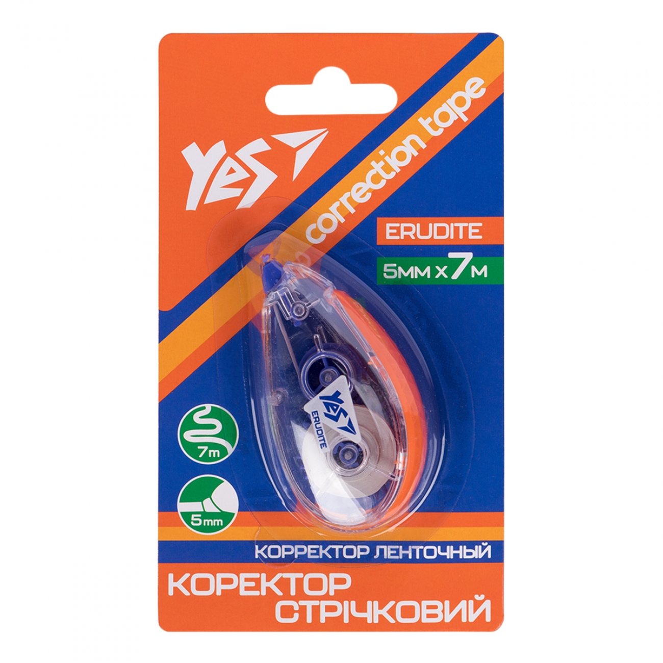 Коректор стрічк. Erudite 5мх7мм, мушля